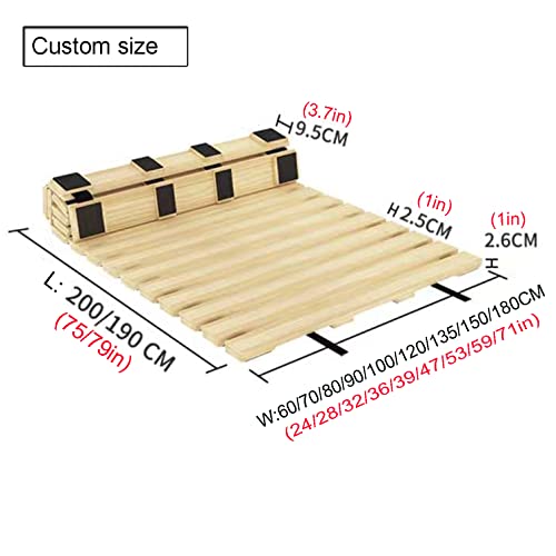 Imagen Base de cama plegable de madera nianxinn - personalizable