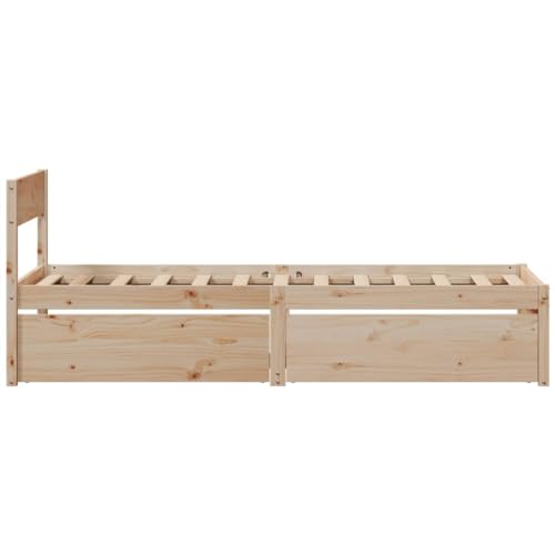 Imagen Renueva tu descanso con esta cama de madera maciza y cajones