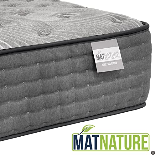 Imagen Colchon de lujo matnature platinum descanso premium con muelles y viscoelastica 80x190 cm