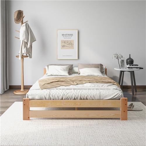 Imagen Futon de madera maciza moderno y compacto - 140x200cm