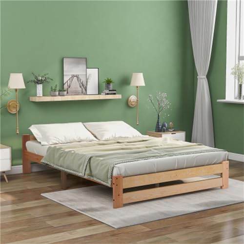 Imagen Futon de madera maciza moderno y compacto - 140x200cm