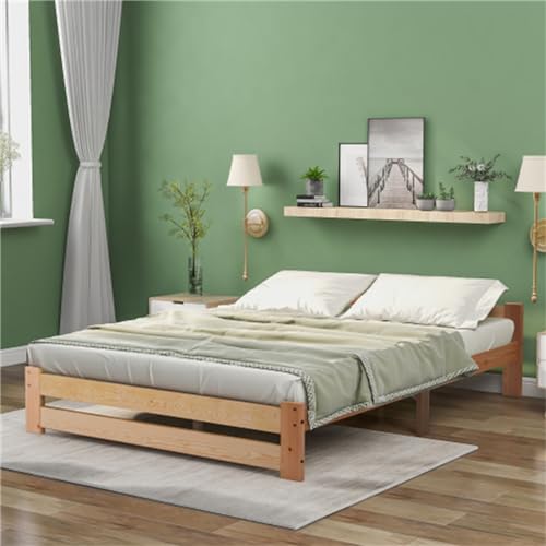 Imagen Futon de madera maciza moderno y compacto - 140x200cm