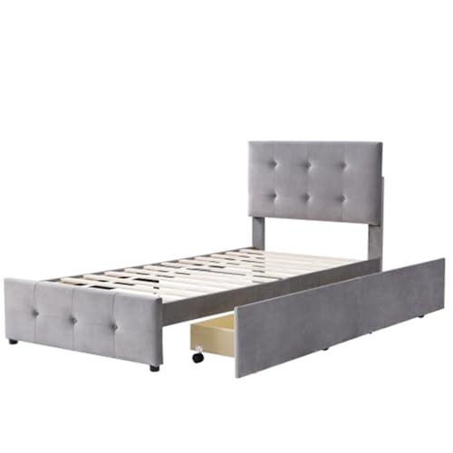 Imagen Cama individual versatil con almacenamiento ideal para jovenes y niños