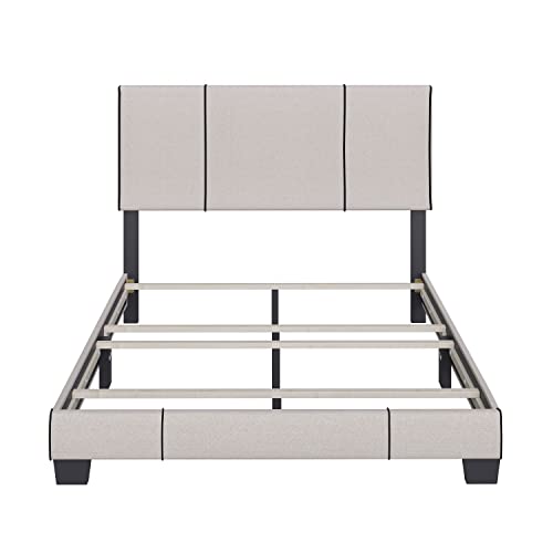 Imagen Base de cama lucena - elegante plataforma con cabecero ajustable descubre el descanso perfecto en tu hogar 