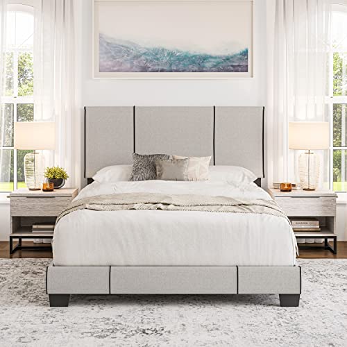 Imagen Base de cama lucena - elegante plataforma con cabecero ajustable descubre el descanso perfecto en tu hogar 