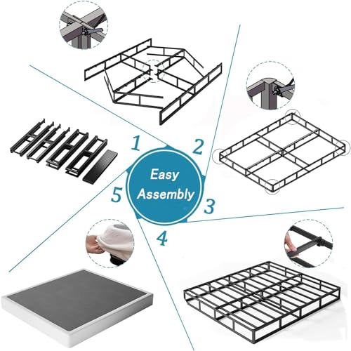 Imagen Base de colchon de metal resistente sin ruido