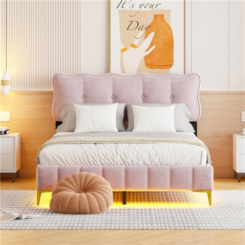 Imagen Cama juvenil con luces led y estilo moderno para adolescentes