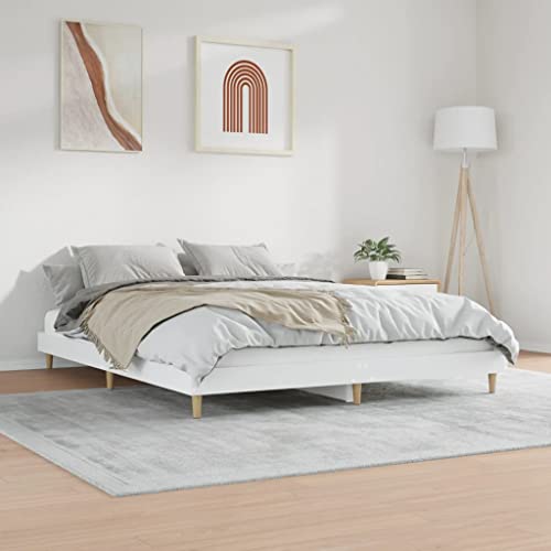 Imagen Base de cama vidaxl marco de cama blanco 120x200 cm