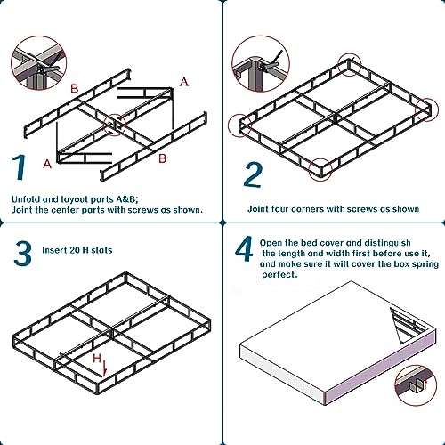 Imagen Somier individual ezbeds base de colchon silenciosa