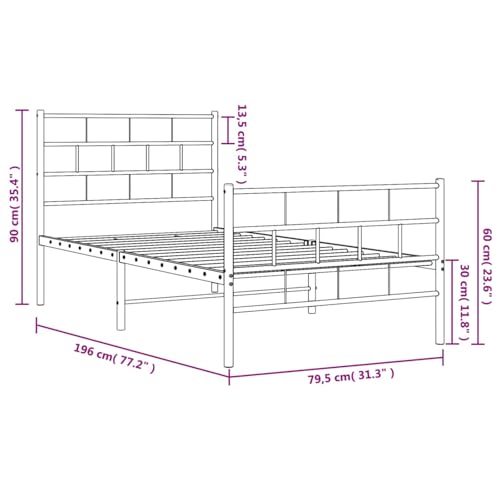 Imagen Cama juvenil de metal blanca ideal para tu dormitorio