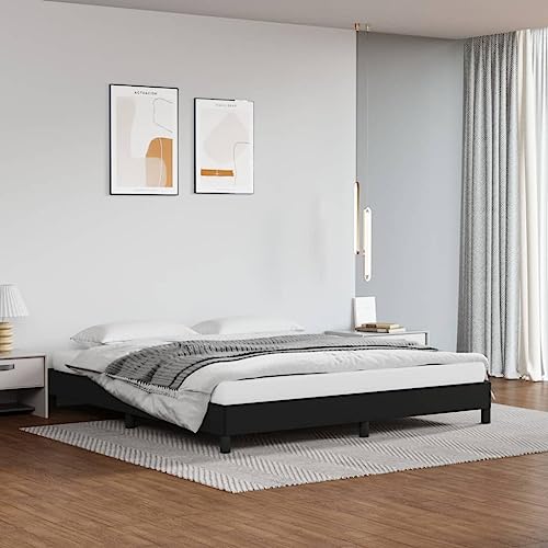 Imagen Base de cama tapizada en piel sintetica super king 180x200 cm