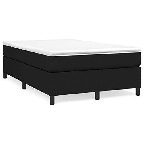 Imagen Conjunto juvenil junzai cama box spring 120x200 cm en tela negro