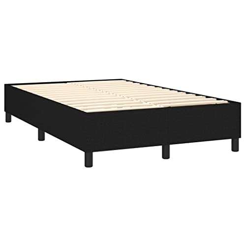 Imagen Conjunto juvenil junzai cama box spring 120x200 cm en tela negro