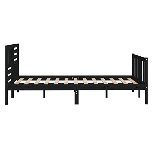 Imagen Dale a tu descanso un toque de elegancia con la estructura de cama tidyard en negro