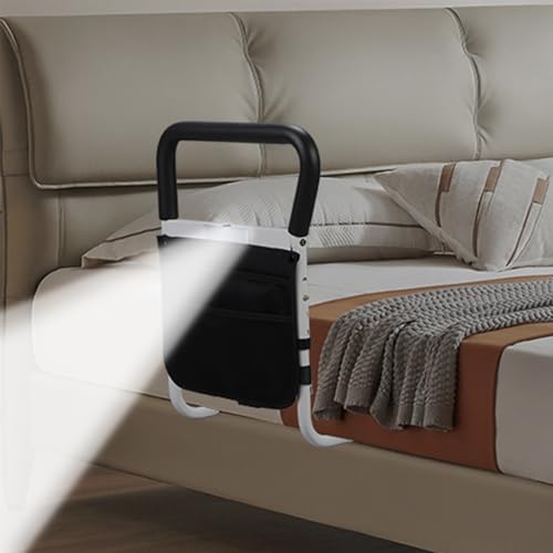 Imagen Barandilla de cama extensible para adultos con luz y bolsa cuida tu descanso