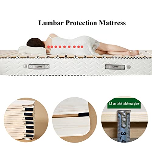 Imagen Cama de pino macizo plegable con protector de cintura