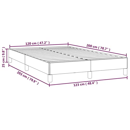 Imagen Descubre el confort con la estructura ciadaz de cama en tela gris taupe 