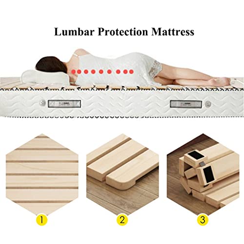 Imagen Protector de cama plegable de madera maciza descansa con estilo y comodidad