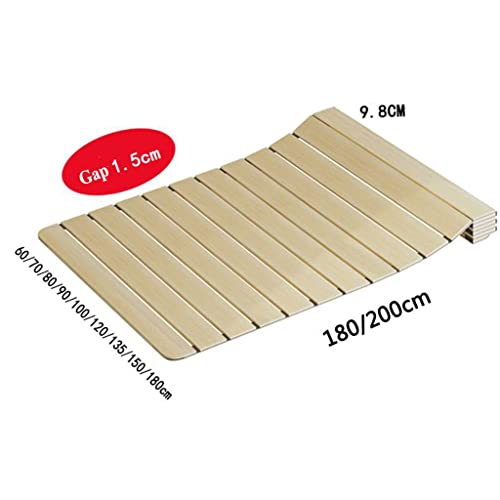 Imagen Protector de cama plegable de madera maciza descansa con estilo y comodidad