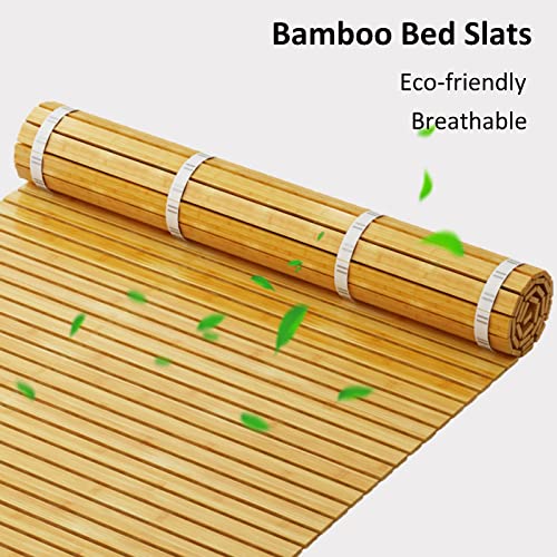 Imagen Tabla de cama plegable de bambu para un descanso perfecto