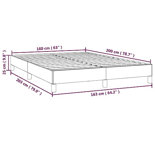 Imagen Base tapizada matrimonial tela gris oscuro 160x200 cm descanso y estilo para tu dormitorio