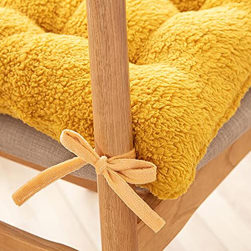 Imagen Cojin de silla tatami amarillo transpirable y confortable