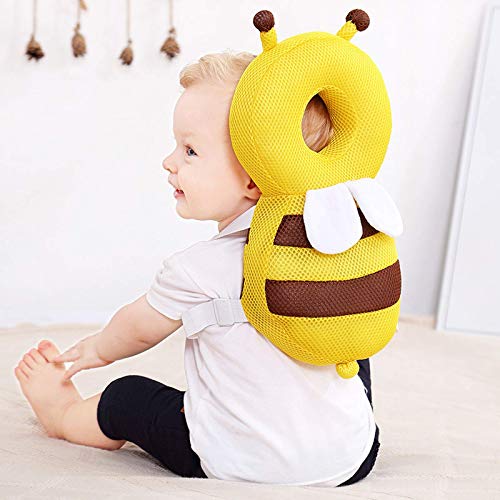 Imagen Almohada yiwoyi para bebe suave y protectora dulce descanso en amarillo