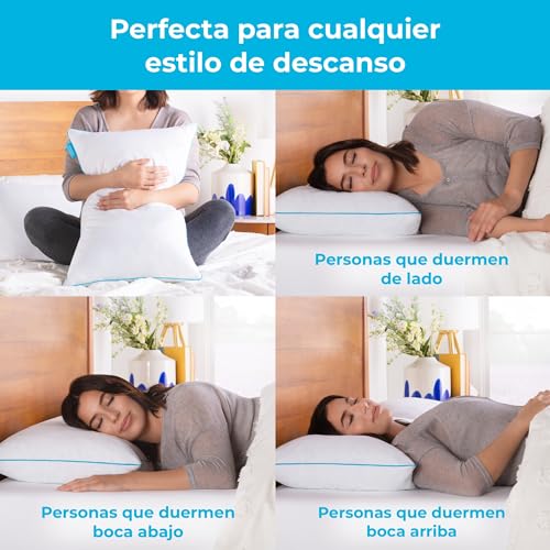 Imagen Almohada linenspa espuma viscoelastica para dormir