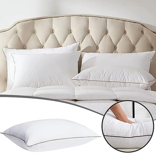 Imagen Almohadas de plumas de ganso naturales lujo para un descanso perfecto