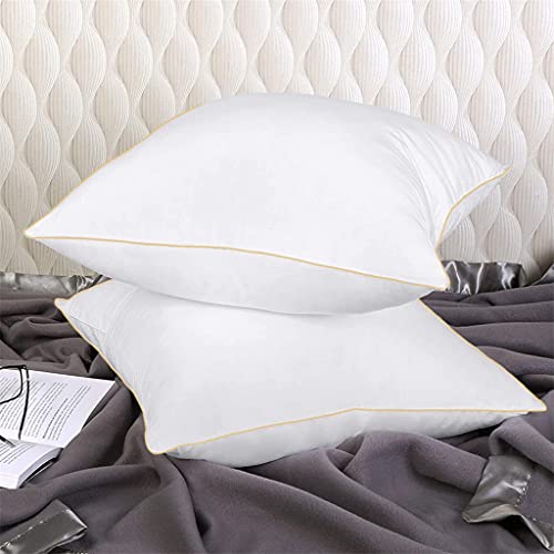 Imagen Almohada de plumas de ganso blanco para un descanso europeo de lujo