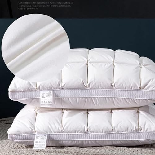 Imagen Almohada de plumas blancas suaves estilo frances