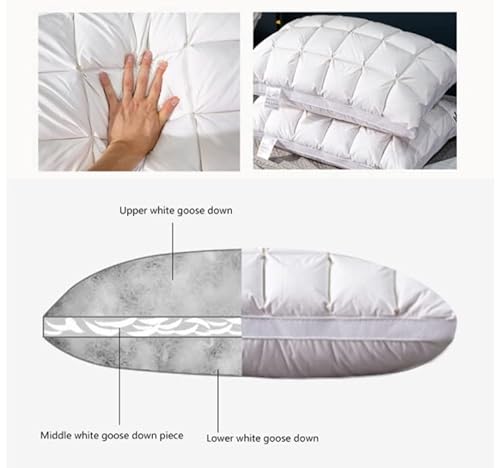 Imagen Almohada de plumas blancas suaves estilo frances