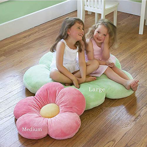 Imagen Almohada de piso de felpa flor para niños suave y comoda