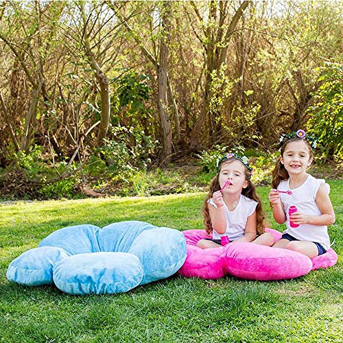 Imagen Almohada de piso de felpa flor para niños suave y comoda