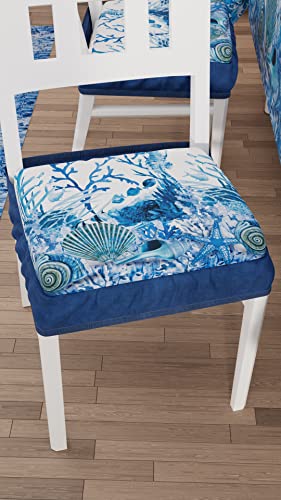 Imagen Crea un oasis en tu cocina con los cojines petti artigiani italiani juego de 2 fundas de almohada de coral azul