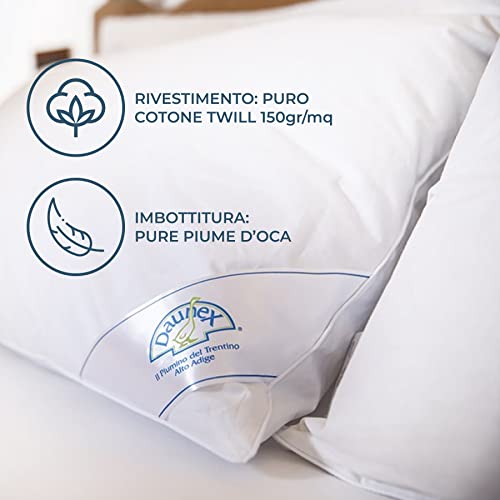 Imagen Almohada daunex lazo mejor suavidad y confort en blanco 50x80 cm