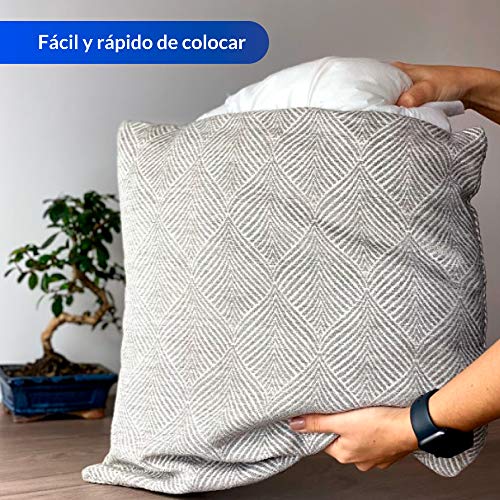 Imagen Relleno de cojin 50x50 pack 2 unidades - fibra hueca conjugada decora con comodidad 