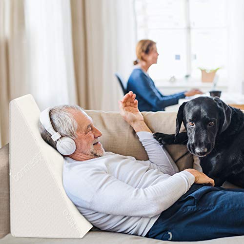 Imagen Almohada de cuña ortopedica bonmedico descansa comodamente 