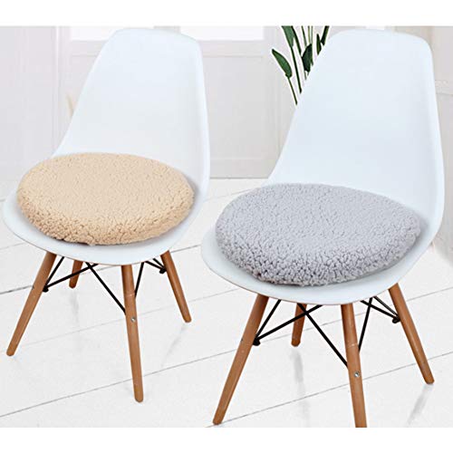 Imagen Cojin viscoelastico redondo para silla de comedor gris