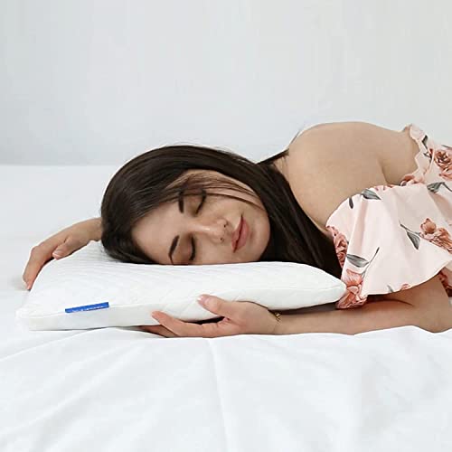 Imagen Almohada delgada viscoelastica para un descanso profundo