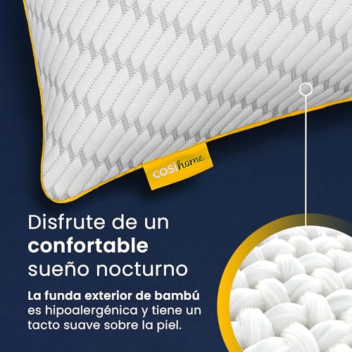 Imagen Almohadas viscoelasticas premium doble pack de confort personalizado