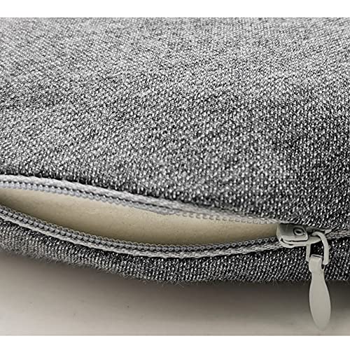 Imagen Cojin de espuma de memoria lavable para silla - gris claro