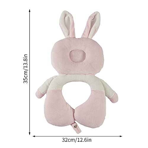 Imagen Almohada bebe con forma de conejito para cabeza plana