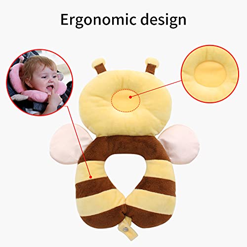 Imagen Almohada bebe con forma de conejito para cabeza plana