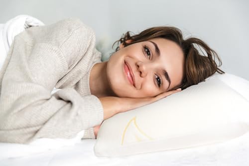 Imagen Descubre el confort celestial con douce lune almohada de viscoelastica con aloe vera