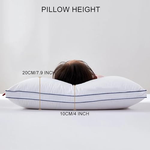 Imagen Pack 2 almohadas de pluma de ganso suavidad y soporte