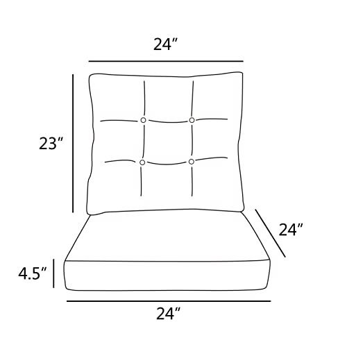 Imagen Silla de patio con almohada copetuda descanso profundo