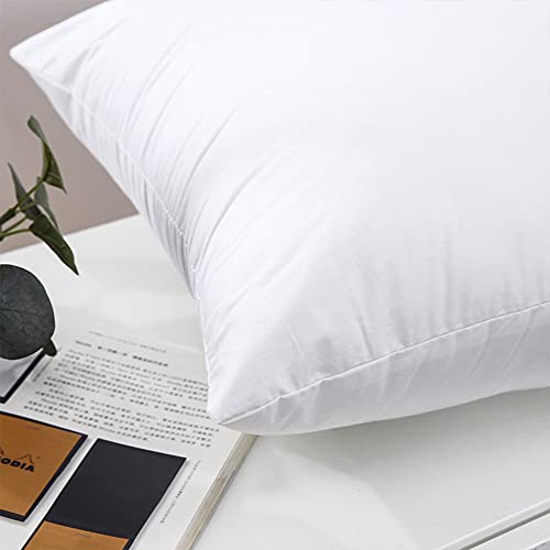 Imagen Pack de almohadas de algodon puro lavables 2 piezas blanco para el mejor descanso