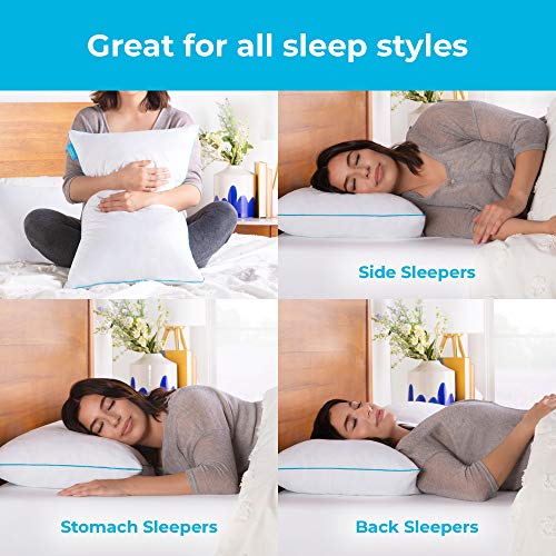 Imagen Pack de 2 almohadas viscoelasticas trituradas linenspa us