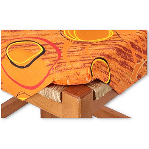 Imagen Funda de almohada cañon con aletas en naranja